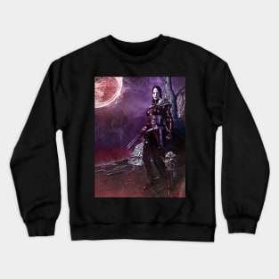 Under a Blood Red Moon Crewneck Sweatshirt